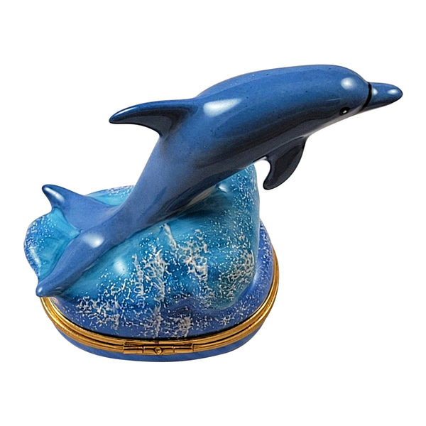 Load image into Gallery viewer, Dolphin Limoges Box
