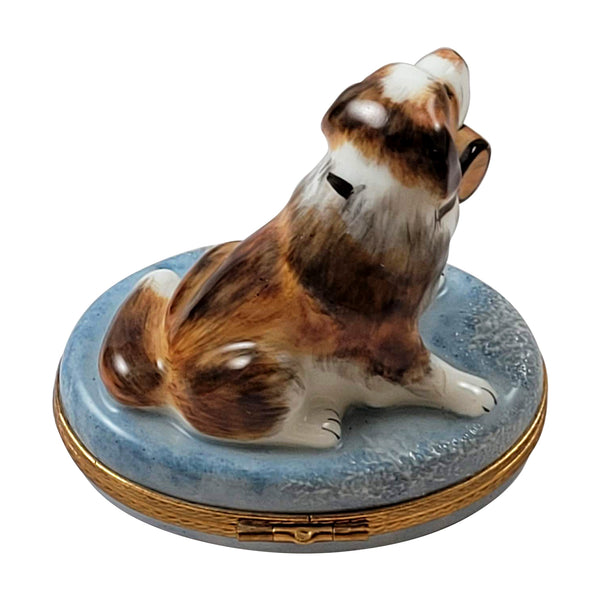 Load image into Gallery viewer, St. Bernard Limoges Box