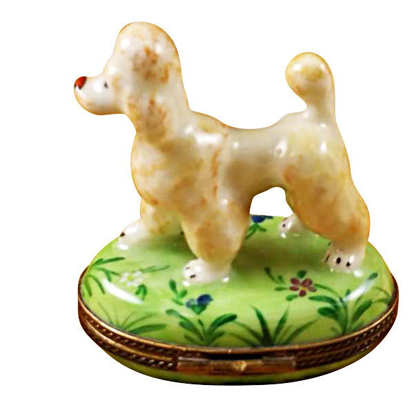 Load image into Gallery viewer, Rochard "Apricot Poodle" Limoges Box