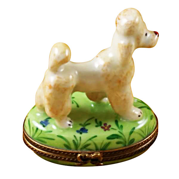 Load image into Gallery viewer, Rochard "Apricot Poodle" Limoges Box
