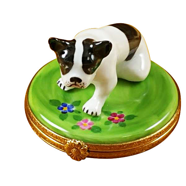 Load image into Gallery viewer, Rochard "Boston Terrier" Limoges Box