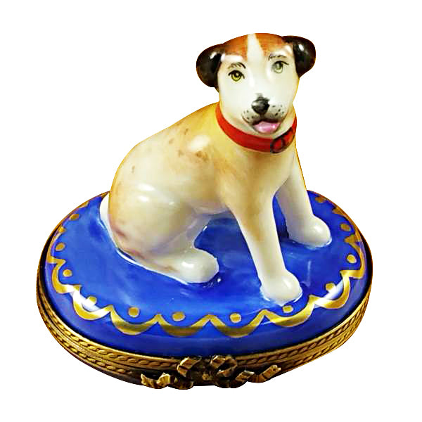 Load image into Gallery viewer, Rochard "Jack Russell Terrier" Limoges Box