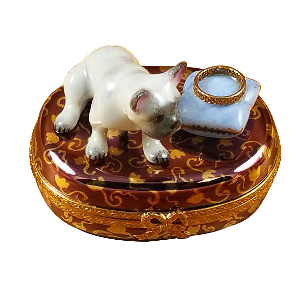 Load image into Gallery viewer, Rochard "French Bulldog" Limoges Box
