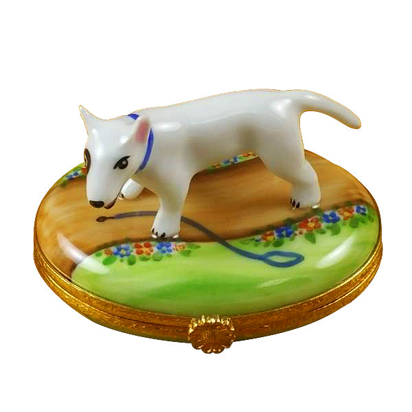 Load image into Gallery viewer, Rochard "Bull Terrier" Limoges Box