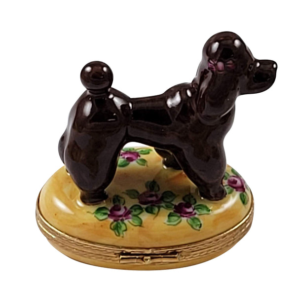 Load image into Gallery viewer, Rochard "Chocolate Poodle" Limoges Box
