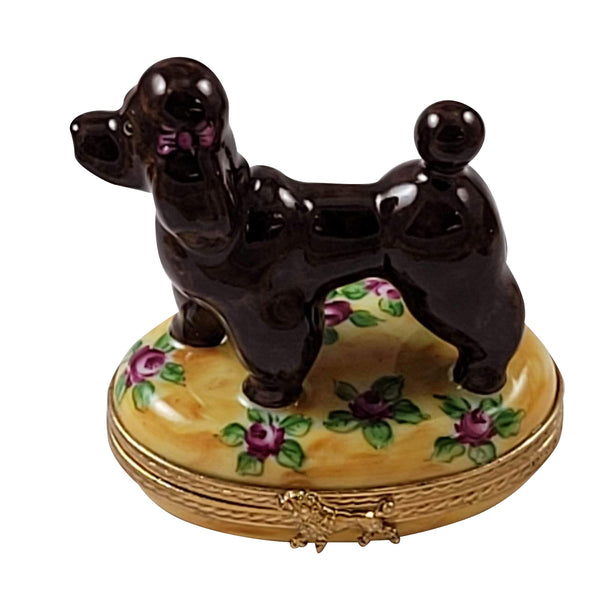 Load image into Gallery viewer, Rochard "Chocolate Poodle" Limoges Box
