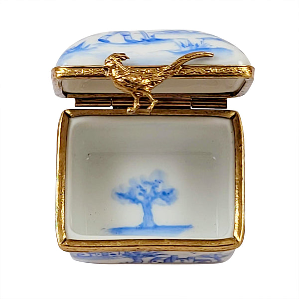 Load image into Gallery viewer, Rochard "Blue Toile Box" Limoges Box