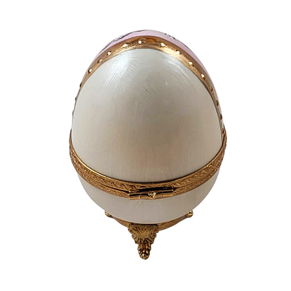 Load image into Gallery viewer, Rochard "Lily Of The Valley Egg" Limoges Box