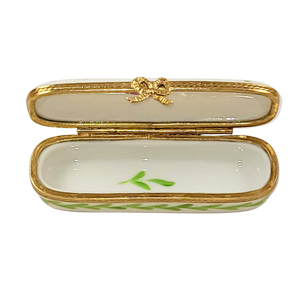 Load image into Gallery viewer, Rochard "Oblong "Happy Anniversary"" Limoges Box