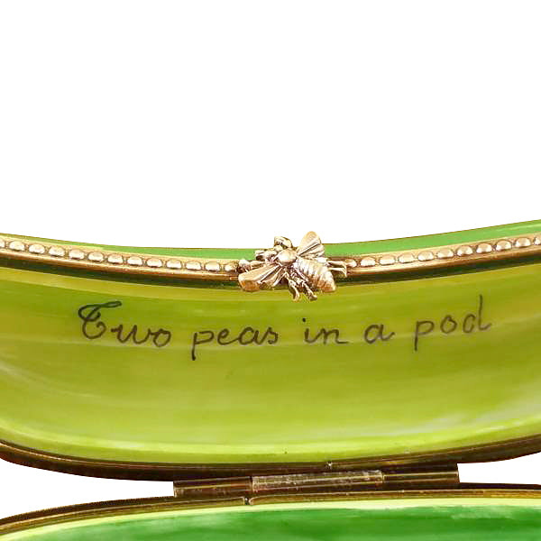 Load image into Gallery viewer, Rochard "Two Peas in a Pod" Limoges Box
