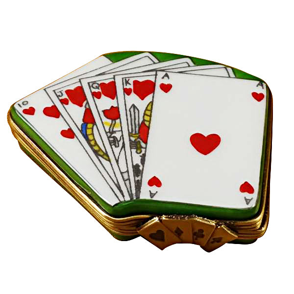 Load image into Gallery viewer, Rochard "Deck of Cards" Limoges Box