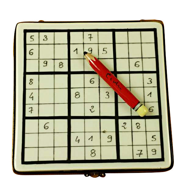 Load image into Gallery viewer, Rochard "Sudoku" Limoges Box