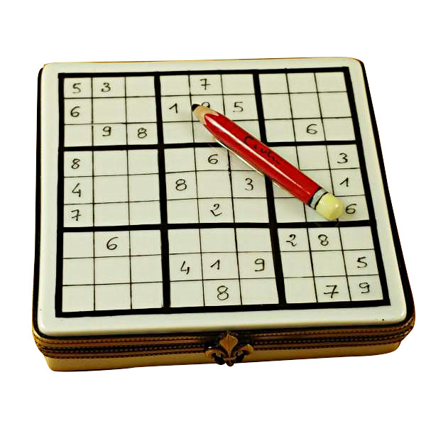 Load image into Gallery viewer, Rochard "Sudoku" Limoges Box