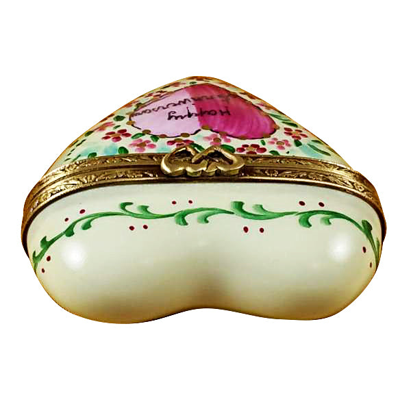 Load image into Gallery viewer, Rochard "Heart - Happy Anniversary" Limoges Box