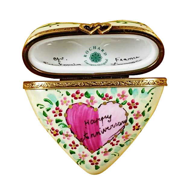 Load image into Gallery viewer, Rochard "Heart - Happy Anniversary" Limoges Box