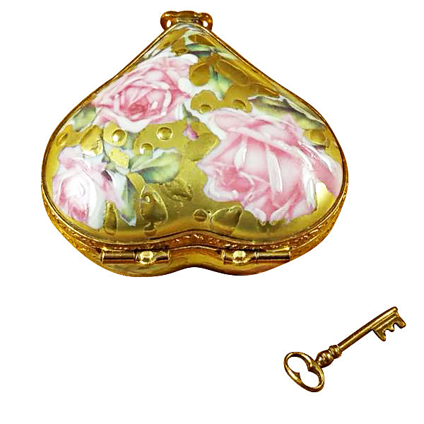 Load image into Gallery viewer, Rochard "Heart - Key to My Heart" Limoges Box