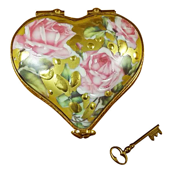 Load image into Gallery viewer, Rochard "Heart - Key to My Heart" Limoges Box