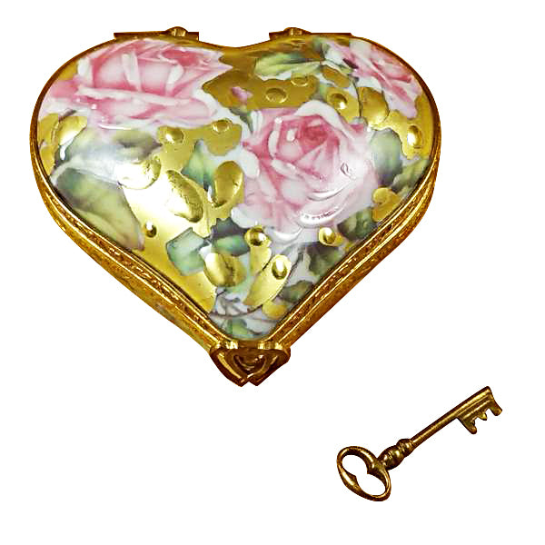 Load image into Gallery viewer, Rochard "Heart - Key to My Heart" Limoges Box