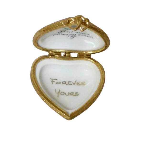 Load image into Gallery viewer, Rochard "Red "MY LOVE" Heart with Pendant" Limoges Box
