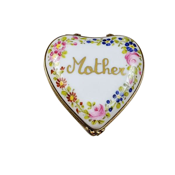 Load image into Gallery viewer, Rochard "Mother: Love Always Heart" Limoges Box