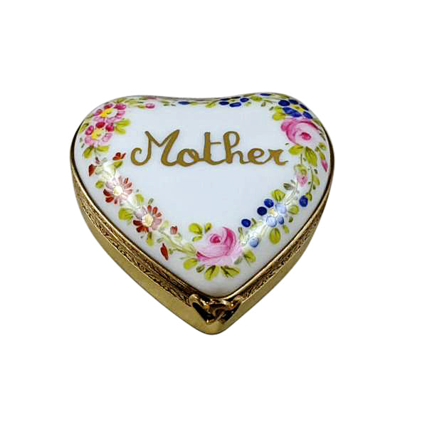 Load image into Gallery viewer, Rochard "Mother: Love Always Heart" Limoges Box