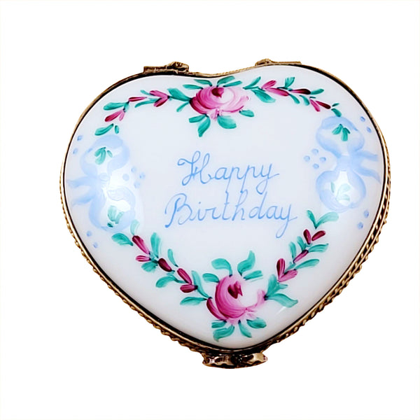 Load image into Gallery viewer, Rochard "Happy Birthday Heart" Limoges Box