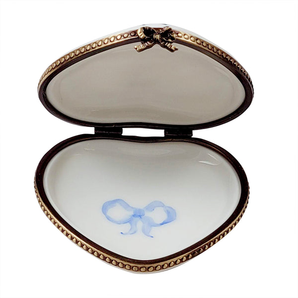 Load image into Gallery viewer, Rochard "Happy Anniversary Rose Heart" Limoges Box