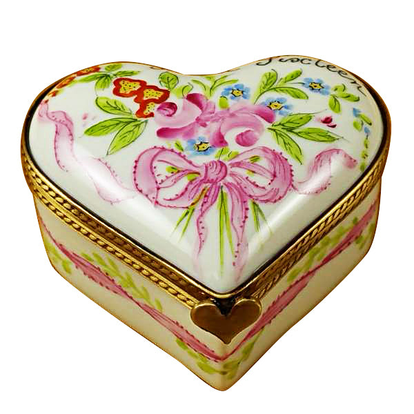 Load image into Gallery viewer, Rochard "Sweet Sixteen Heart" Limoges Box