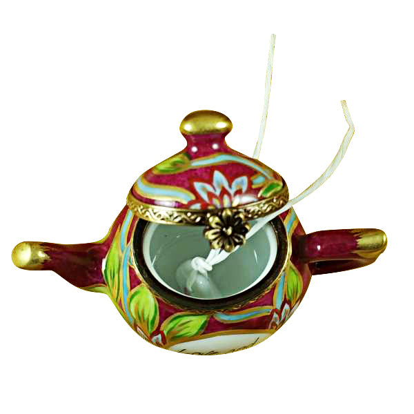 Load image into Gallery viewer, Rochard "Teapot - Love & Live Happy" Limoges Box
