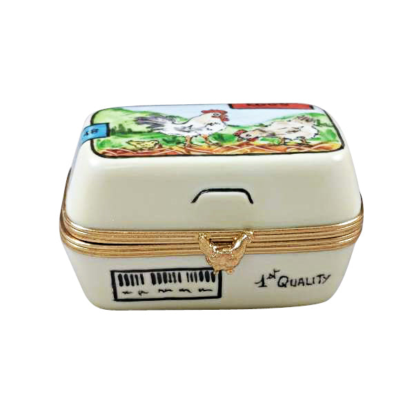 Load image into Gallery viewer, Rochard "Eggs in Carton" Limoges Box