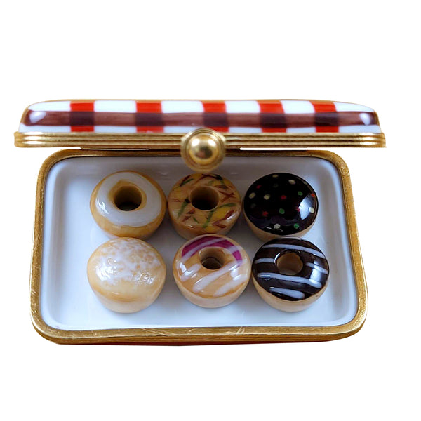 Load image into Gallery viewer, Rochard "Donut Box with Six Donuts" Limoges Box