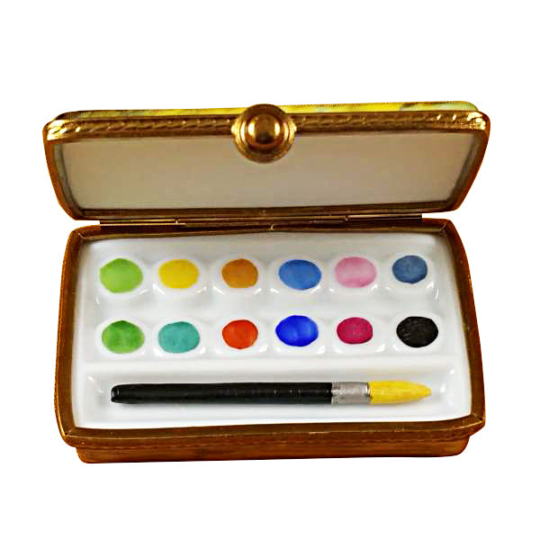 Load image into Gallery viewer, Rochard "Monet's Japanese Foot Bridge Paint Box" Limoges Box