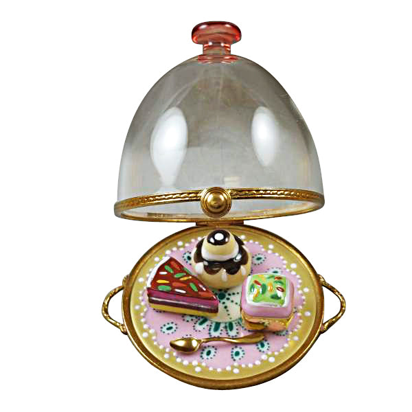 Load image into Gallery viewer, Rochard "Pastry Dish" Limoges Box