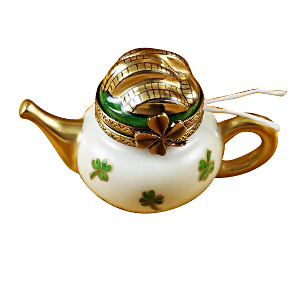 Load image into Gallery viewer, Rochard "Irish Teapot" Limoges Box