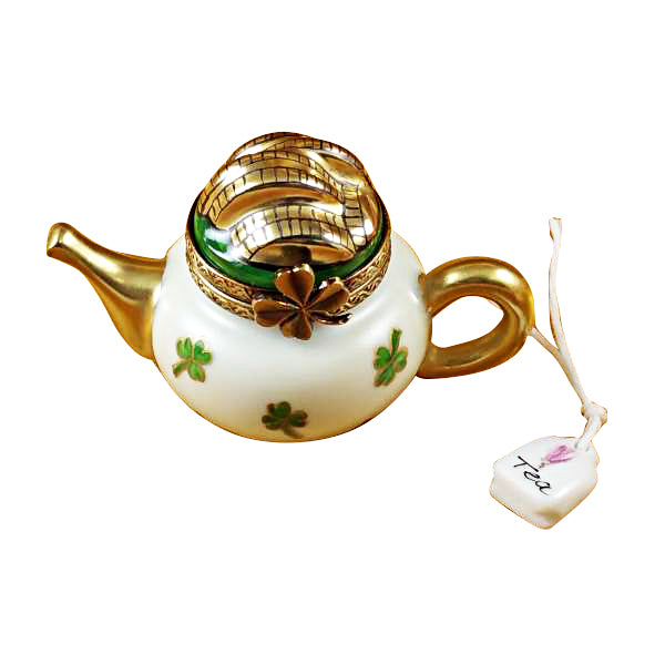 Load image into Gallery viewer, Rochard "Irish Teapot" Limoges Box