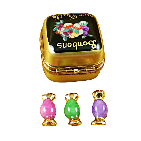 Load image into Gallery viewer, Rochard "Bonbon with Three Candies" Limoges Box
