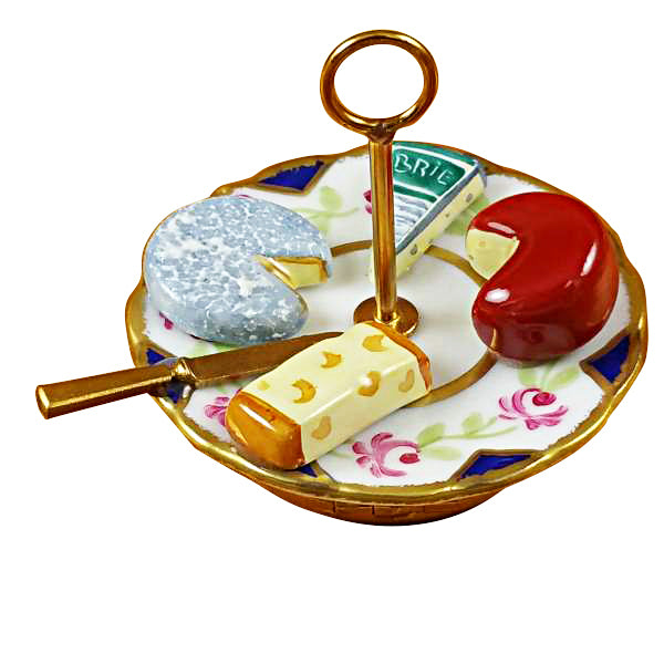Load image into Gallery viewer, Rochard "Cheese Plate" Limoges Box