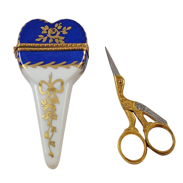 Load image into Gallery viewer, Rochard "Scissors Case with Scissors" Limoges Box