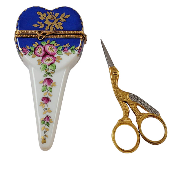 Load image into Gallery viewer, Rochard "Scissors Case with Scissors" Limoges Box