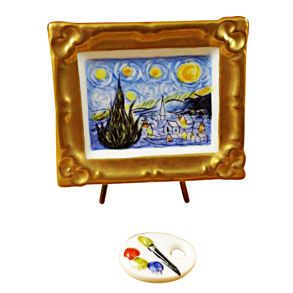 Load image into Gallery viewer, Rochard "The Starry Night - Van Gogh" Limoges Box