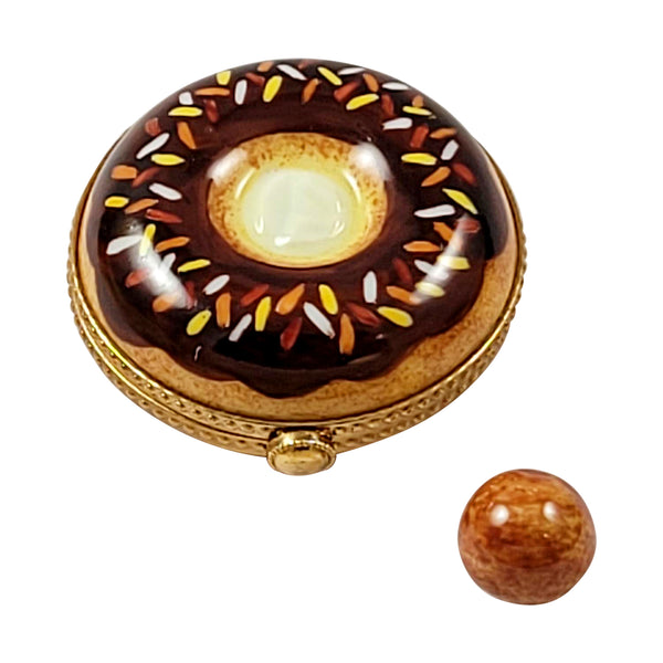 Load image into Gallery viewer, Rochard "Donut Box with Removable Donut Hole" Limoges Box