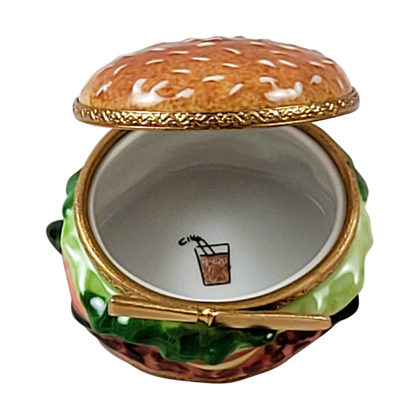 Load image into Gallery viewer, Rochard "Hamburger" Limoges Box