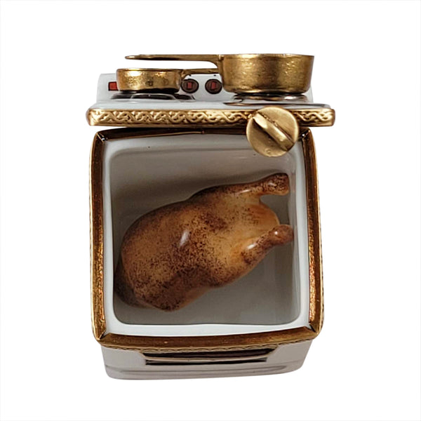 Load image into Gallery viewer, Rochard "Stove with Pans and Chicken" Limoges Box