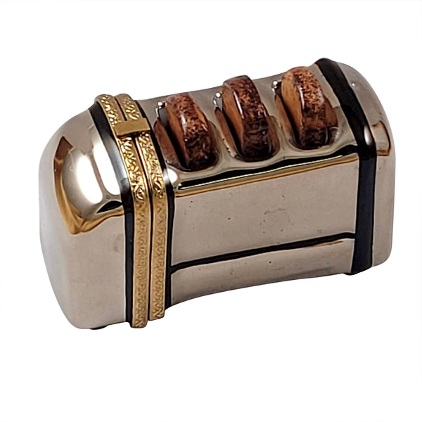 Load image into Gallery viewer, Rochard "Toaster with 3 Slices Of Removable Toast" Limoges Box