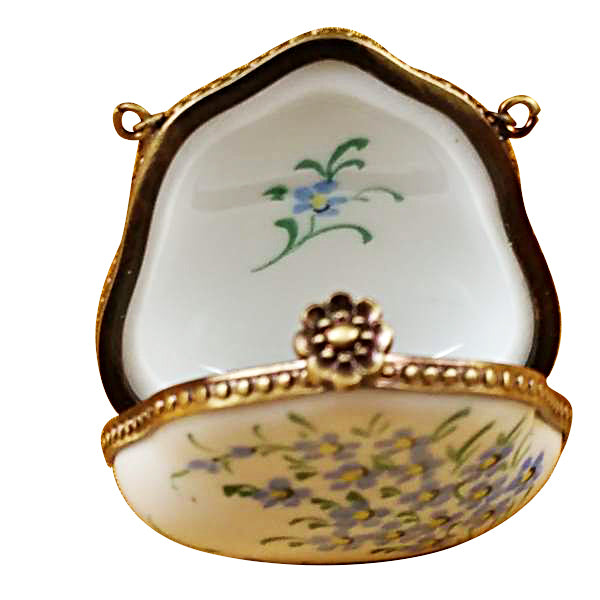 Load image into Gallery viewer, Rochard "Forget Me Not Handbag" Limoges Box