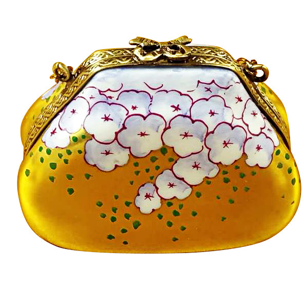 Load image into Gallery viewer, Rochard "Purse Hydrangea" Limoges Box