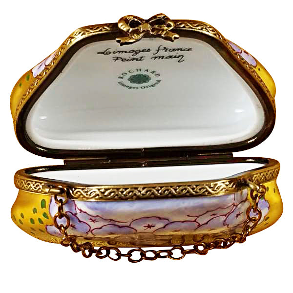 Load image into Gallery viewer, Rochard "Purse Hydrangea" Limoges Box