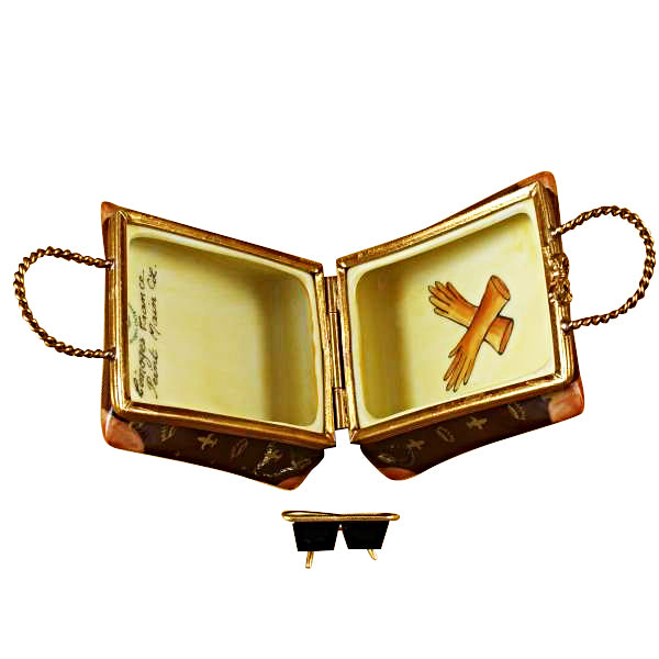 Load image into Gallery viewer, Rochard "Designer Shopping Bag" Limoges Box