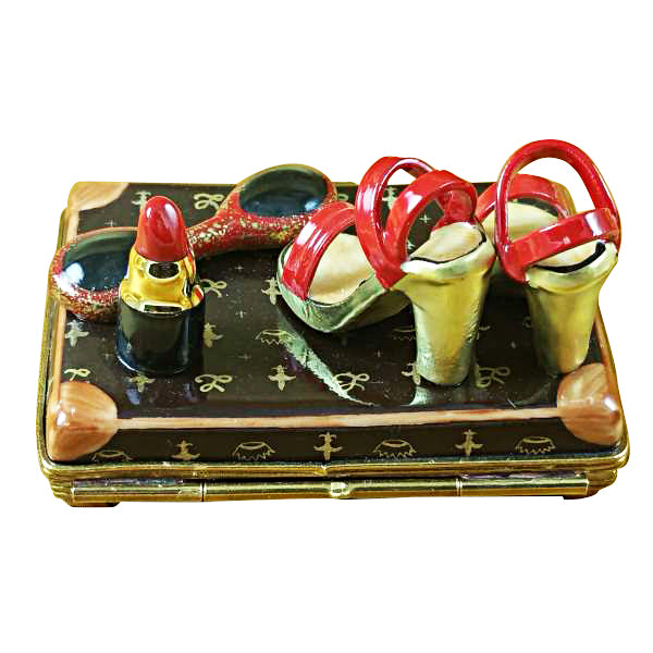 Load image into Gallery viewer, Rochard "Designer Lv Case with Accessories" Limoges Box