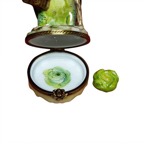 Load image into Gallery viewer, Mrs. Turtle Shopping with Basket Limoges Box